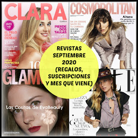 Revistas, Regalos y Suscripciones Revistas Septiembre