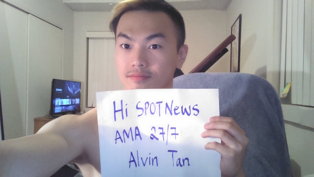 AMA session for Alvin Tan will take place this coming 27 July 2016