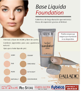 Palladio Makeup on Base Liquida Foundation De Palladio