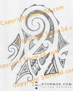sketch shoulder design tattoo image