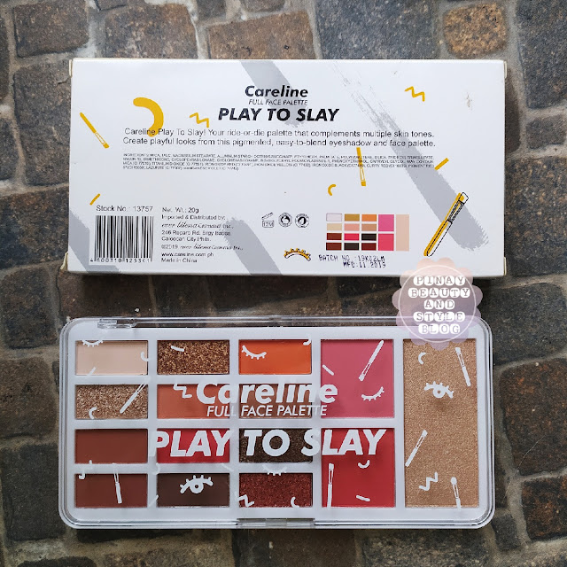 careline play to slay palette review swatches price