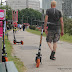 Miet-Elektroroller in Linz - die Flut der e-scooter