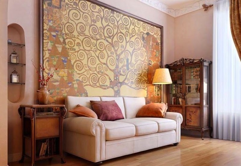 wall decor ideas with clocks Interior Painting Ideas for Living Room | 800 x 550