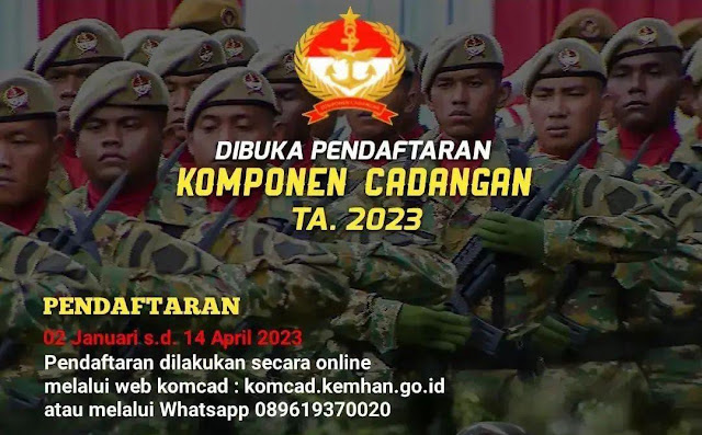 Indonesia Kembali Memanggil Pasukan Setia NKRI Untuk Ikut Kompenen Cadangan, Berikut Cara Daftar, Syarat dan Jadwalnya