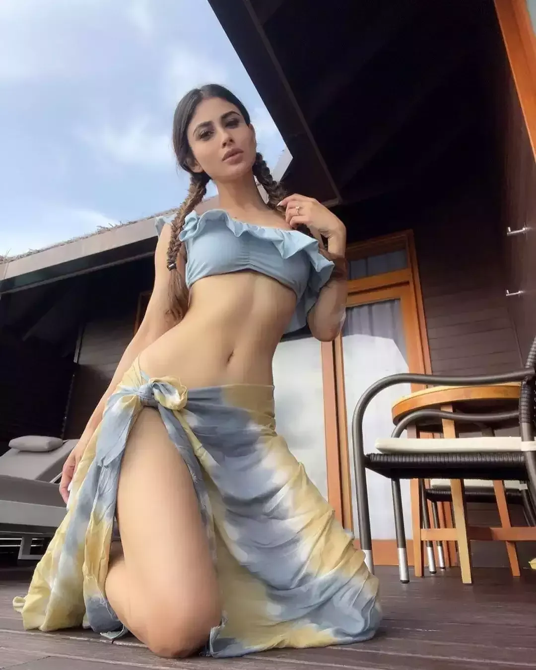 Mouni Roy bikini sarong indian actress sexy body