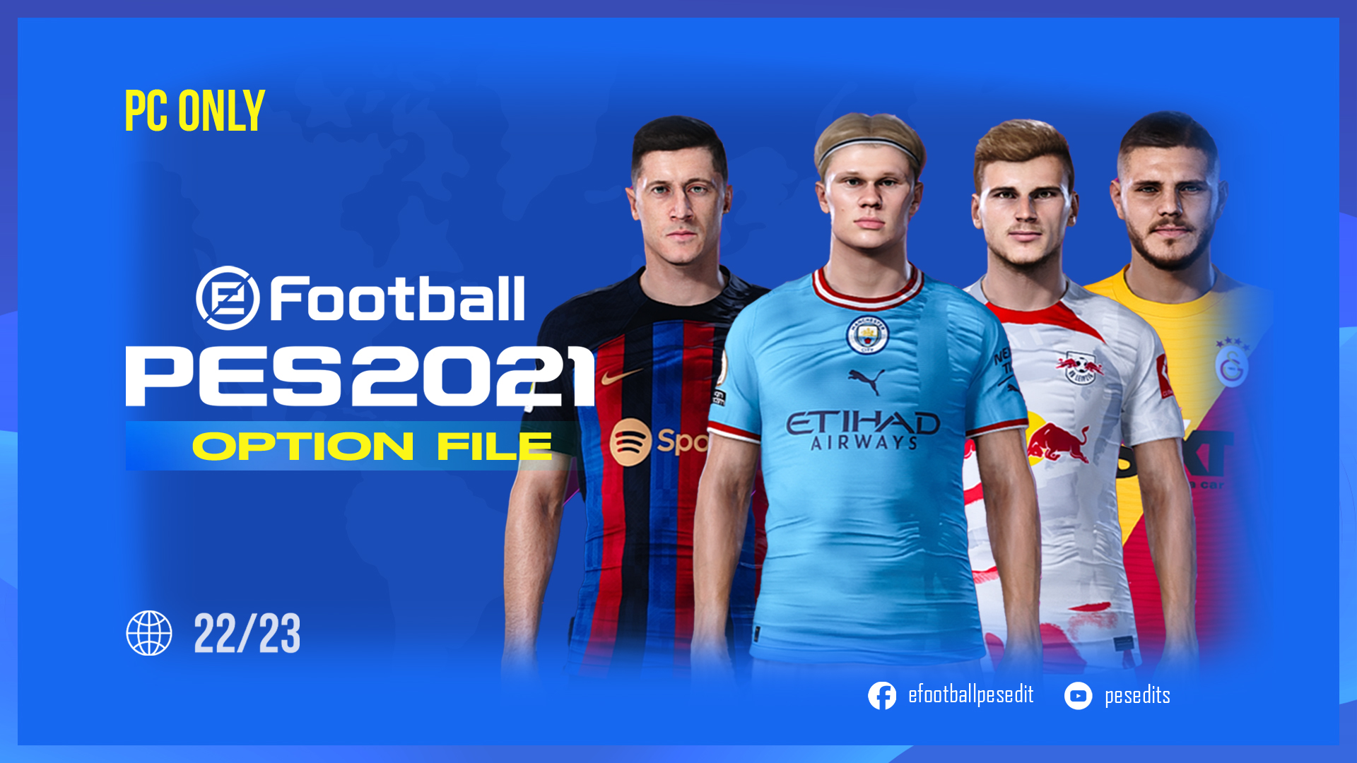 PES 2021 PC Option File Season 2022/2023