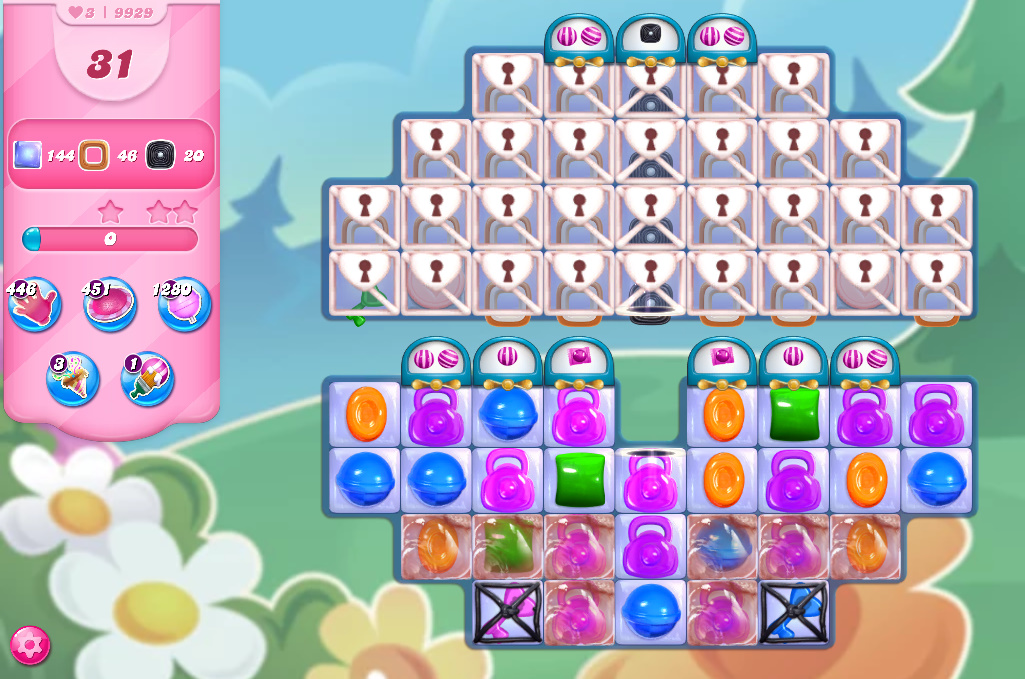 Candy Crush Saga level 9929