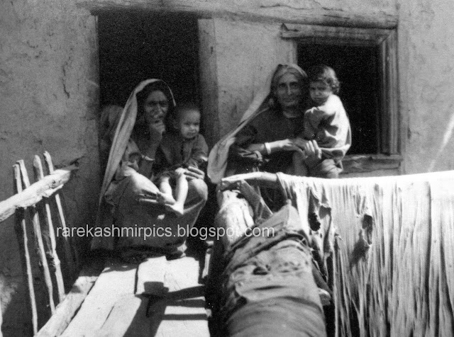 Kashmiri women and children 1930s.