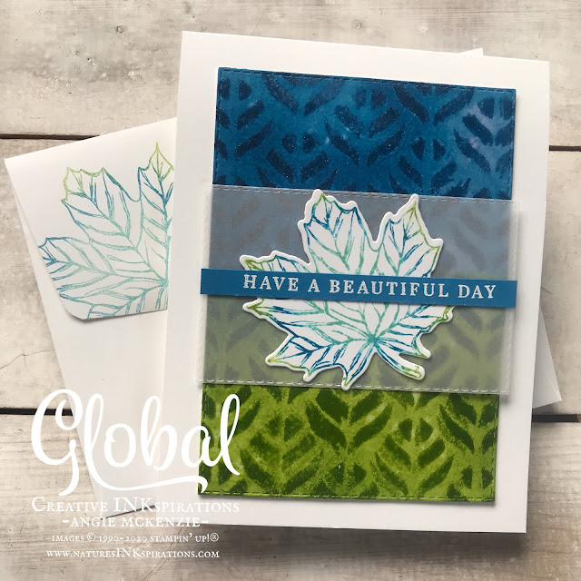 By Angie McKenzie for Global Creative Inkspirations; Click READ or VISIT to go to my blog for details! Featuring the new Beautiful Autumn Photopolymer Stamp Set and the Gather Together Bundle, a returning fave, from the August-December 2020 Mini Catalog; #beautifulautumnstampset #gathertogetherstampset #gathertogetherbundle #fauxmonoprinttechnique #babywipetechnique #stampingtechniques #cardtechniques #stampinup #handmadecards #stampinupinks #seasonalcards #naturesinkspirations #globalcreativeinkspirationsbloghop