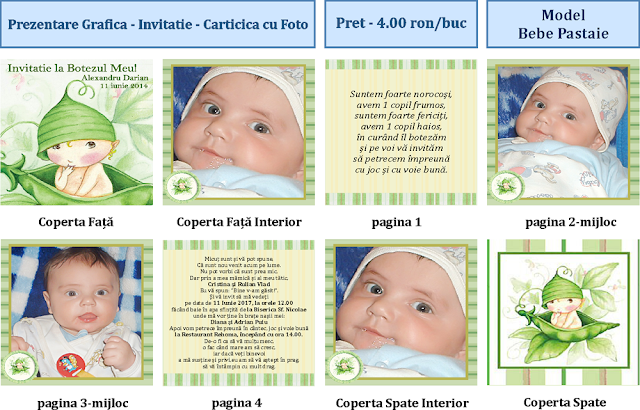 invitatii botez carticele