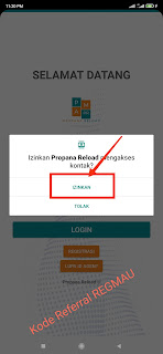 Registrasi Agen Pulsa Propana Reload Via Aplikasi Android