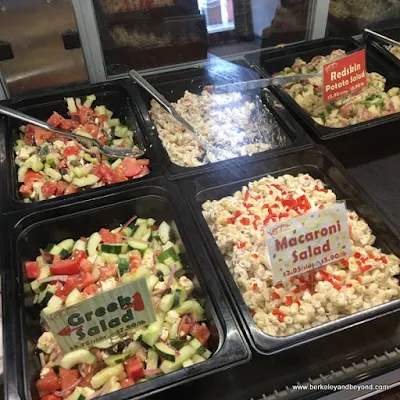 salad case at Katzinger’s Delicatessen in German Village in Columbus, Ohio