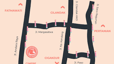 Traffic Jl. Andara Raya, Pangkalan Jati Baru, Cinere - Depok