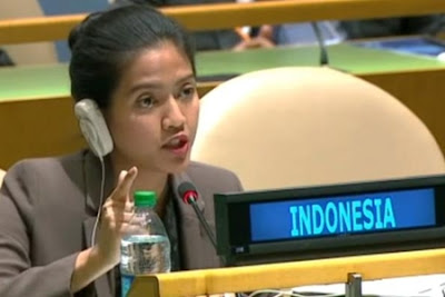 Diplomat Cantik Indonesia "Tampar" 2 Presiden dan 4 PM Negara-negara Pasifik di PBB