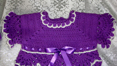 Crochet Patterns/ free/ crochet baby dress/ 4554