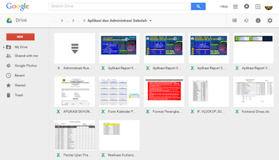 Download Aplikasi dan Administrasi Sekolah di Google Drive