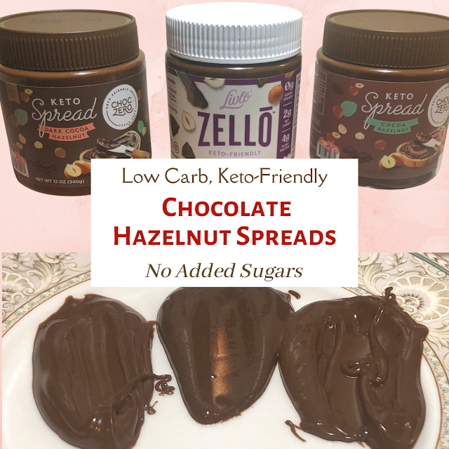 Low Carb Keto-Friendly Chocolate Hazelnut Spreads No Added Sugar