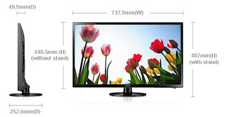 Harga dan Spesifikasi Samsung TV LED Seri 4 UA32F4000AM