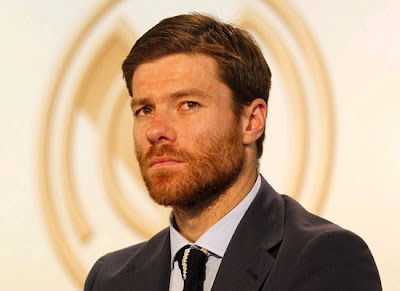 Xabi Alonso in a Real Madrid presentation