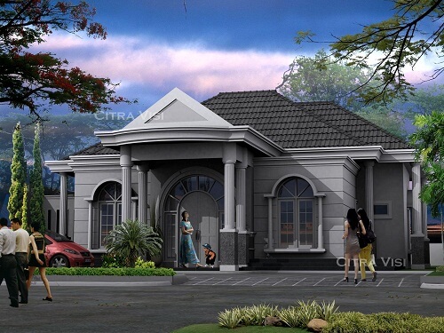 Desain Rumah Mewah 1 Lantai Model Terbaru Bargaya Modern