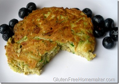 zucchini cake on plate