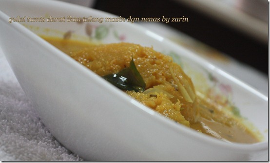 Periuk belanga zarin: selamat tahun baru dan gulai tumis 