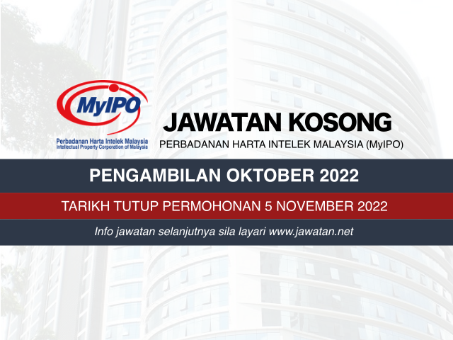 Jawatan Kosong MyIPO Oktober 2022