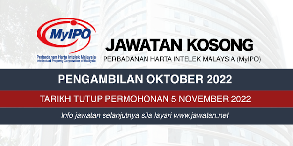 Jawatan Kosong MyIPO 2022