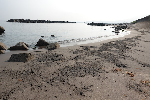 鳥取県の日吉津の海岸