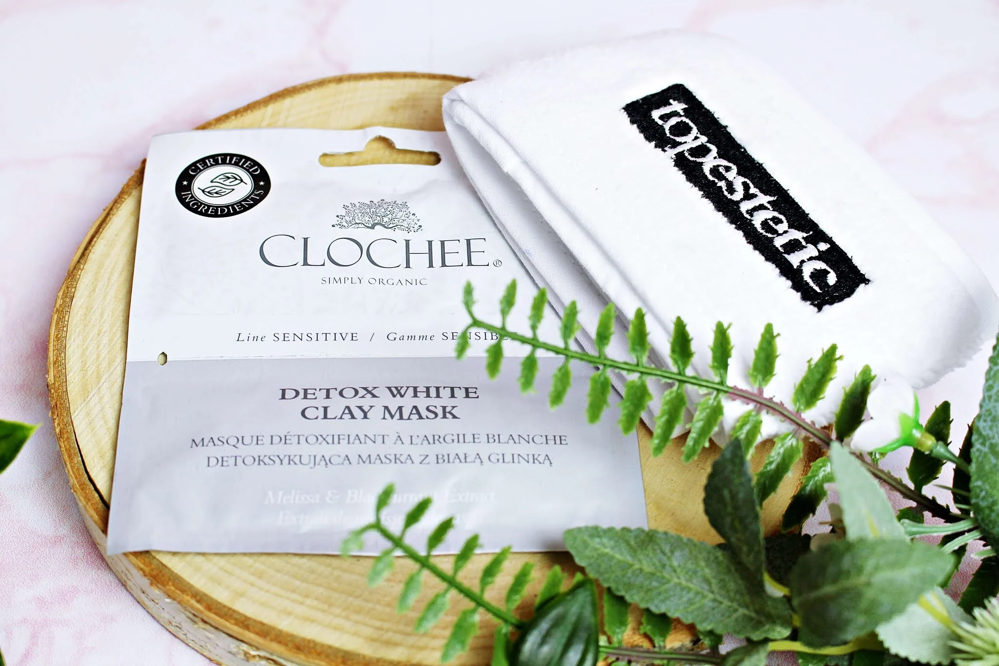 Maska z białą glinką Clochee, Detox White Clay Mask Detoksykująca