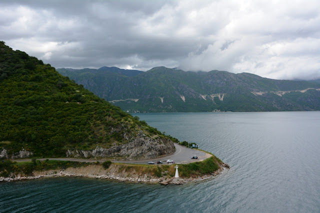 Cruising into Kotor Montenegro