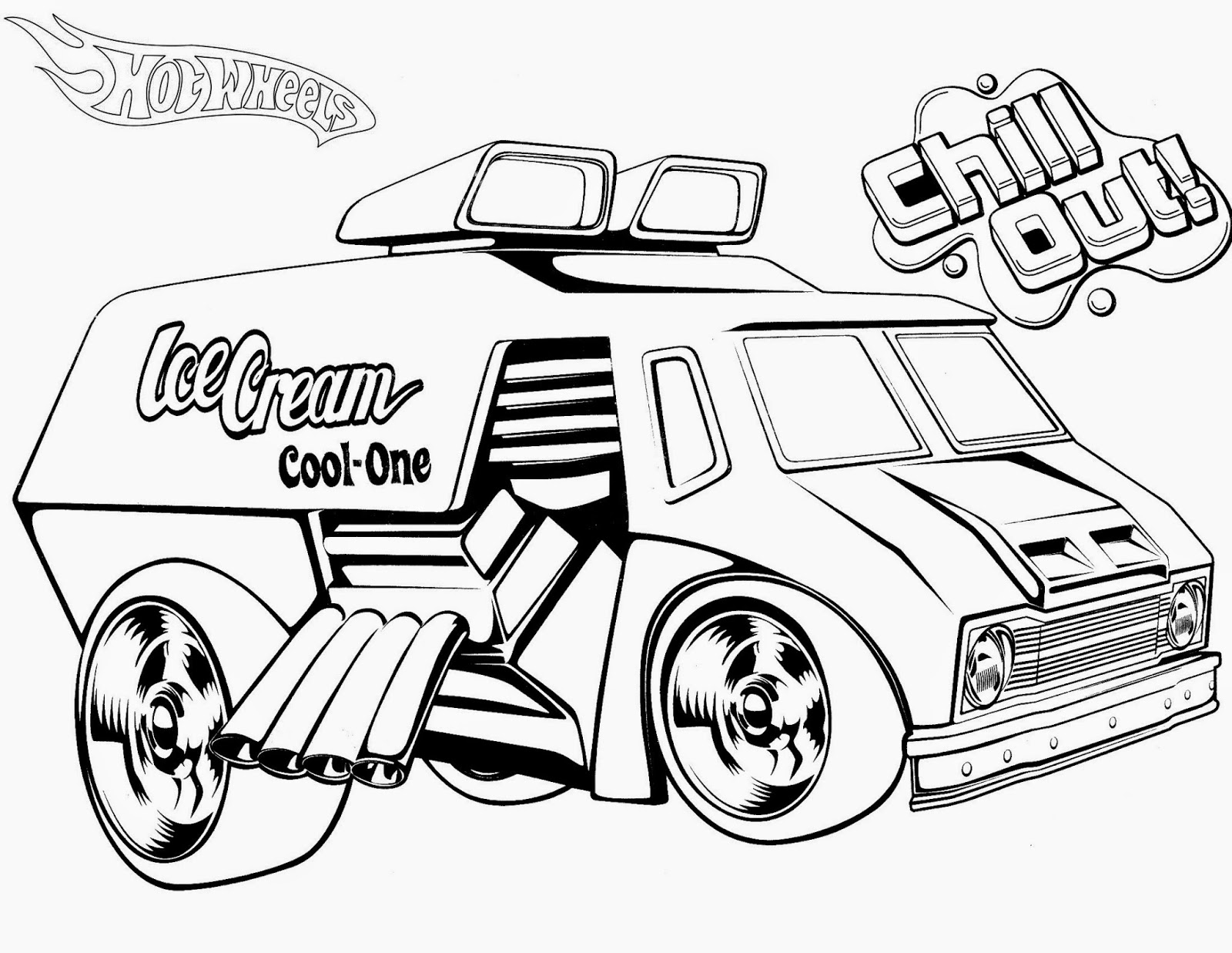 Hot Wheels Coloring Pages 83