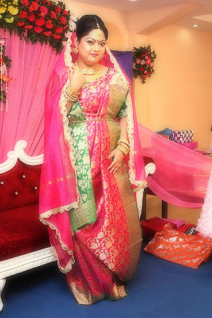 Bengali Bridal Reception Look