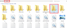 sxs folder inside the sources folder of your windows DVD