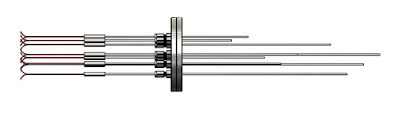 10 Thermocouple Vacuum Feedthrough