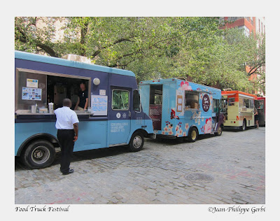 image of The Food Truck Festival in South Street Seaport - NYC, New York