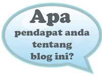 Apa Pendapat Anda Tentang Blog Ini?