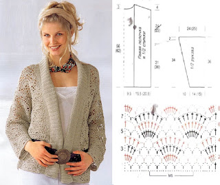 GRÁFICO DE CHOMPA A CROCHET 