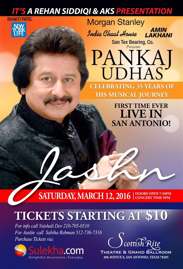  Pankaj Udhas Live Concert in San Antonio