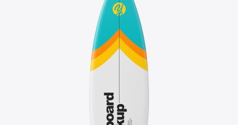 Download Surfboard Performance Mockup - Front View