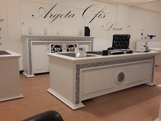 Klasik Vip Makam Takımı,beyaz büro masa takımı,klasik ofis mobilyaları