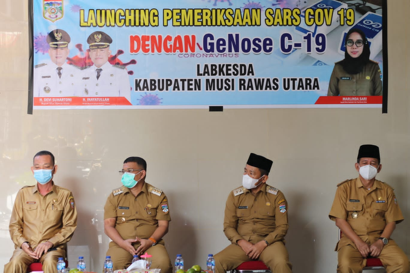 Muratara Launching Pemeriksaaan SARS COV 19 dengan GeNose