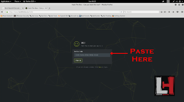 How to get the www.hackthebox.eu Invite Code