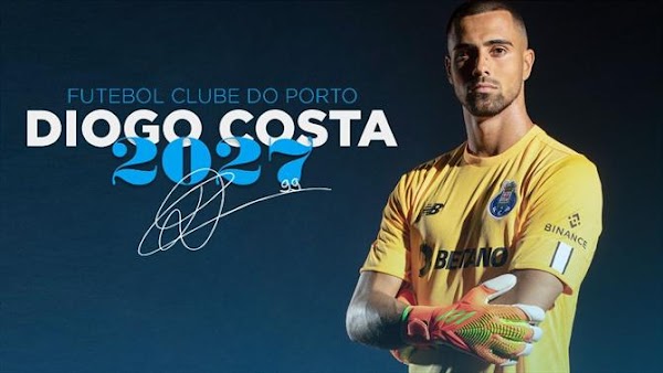 Oficial: El Oporto renueva a Diogo Costa hasta 2027