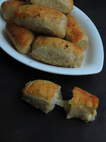 Mozzarella Bread Sticks, Eggless Mozzarella Bread Sticks