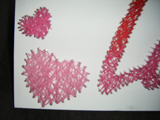 Hearts and Love String Art