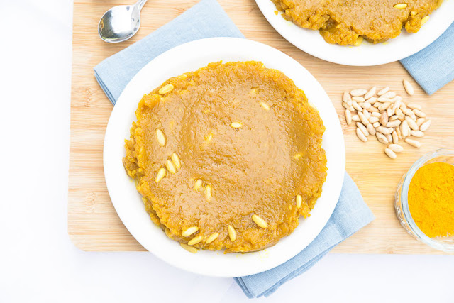 Moufataka, Lebanese Turmeric Rice Pudding