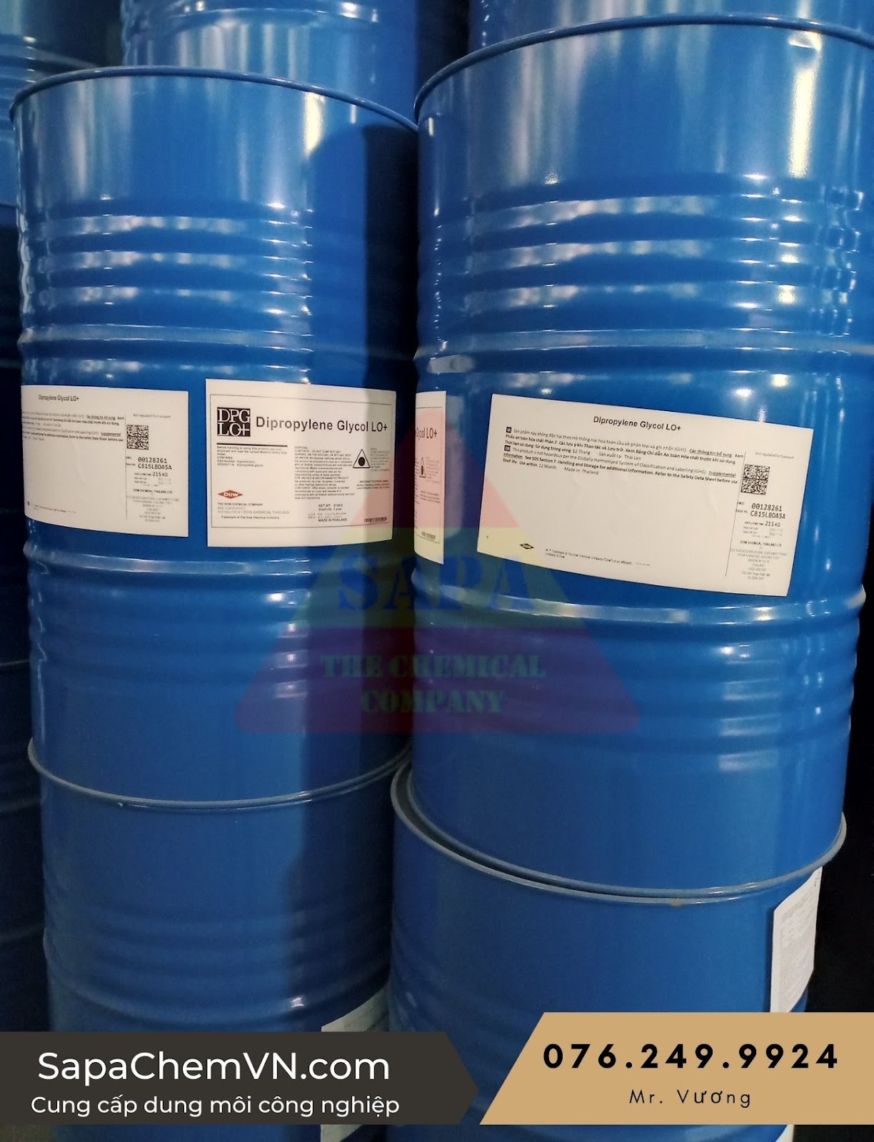 Dipropylene Glycol (DPG LO+)  - Thái Lan (Dow ) 05