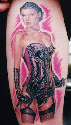 Female Tattoos Design : Pinup Girls Tattoo 2