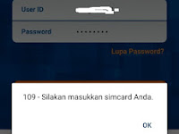 Mengatasi perintah masukan Sim Card pada BRI Mobile